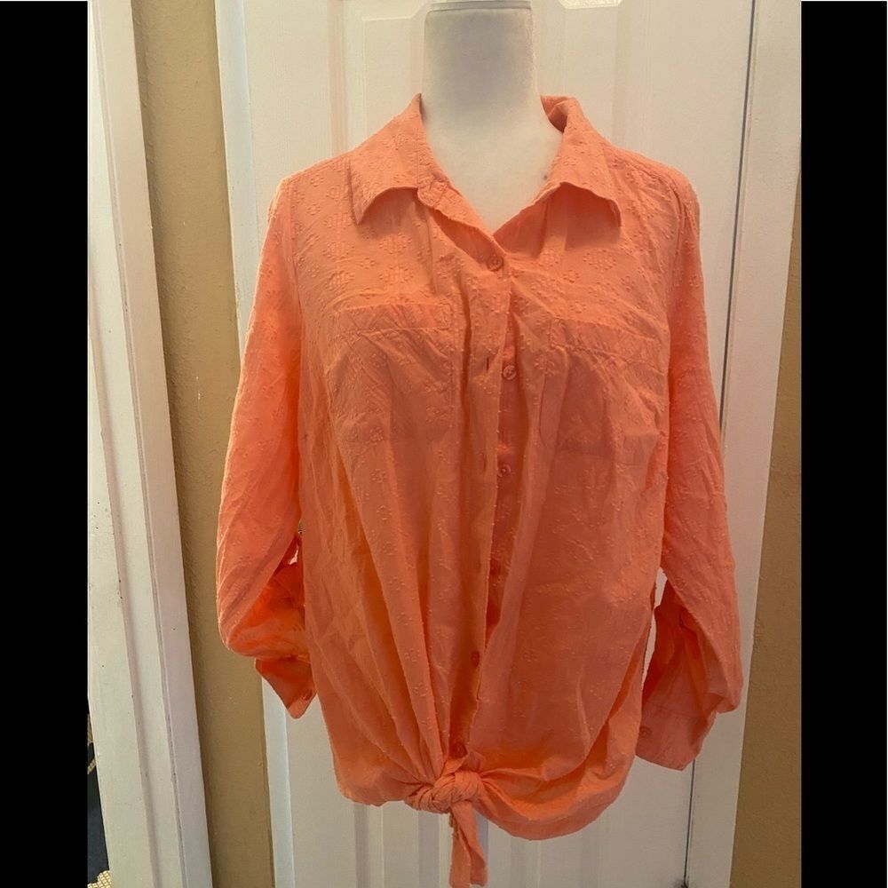 Style And Co Plus Size Front Bottom Top - image 3